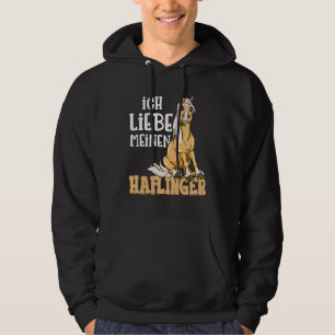 Cute Haflinger Horse I Kärlek My Haflinger Hoodie