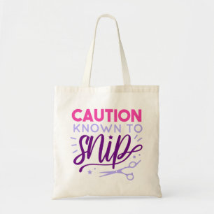 Cute Hairdresser Gift Cosmetolog Hairstylist Tygkasse