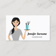 Cute Hairdresser Woman Illustration Hair Stylist