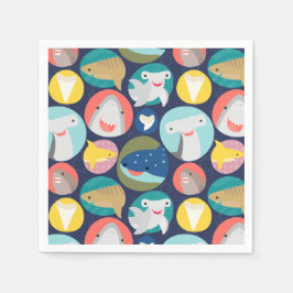 Cute-hajarter Pappersservett