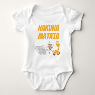 Cute Hakuna Matata Jungle Animals T Shirt