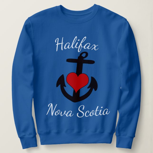 Cute Halifax Nova Scotia-ankarsystemets anpassning T Shirt (Design framsida)