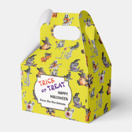 Cute Halloween-anpassningsbar för helhetskonstrukt Presentaskar