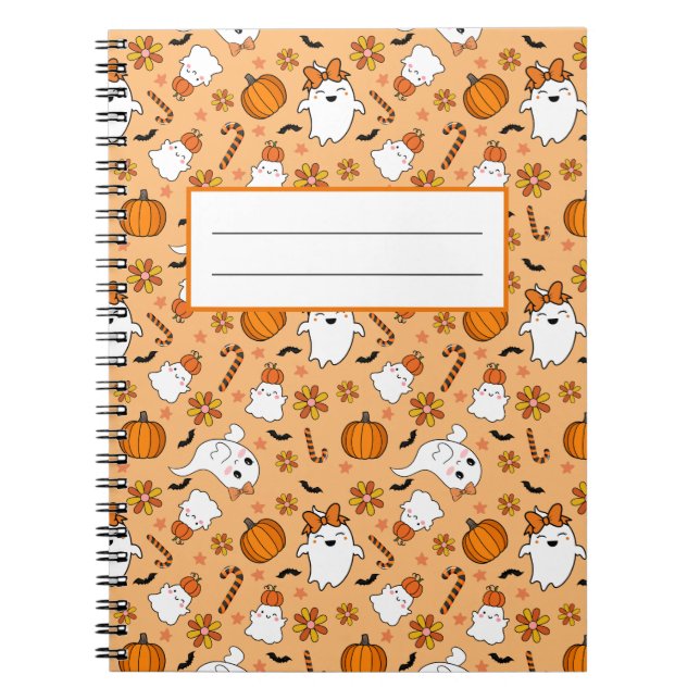 Cute Halloween Anteckningsbok (Framsidan)