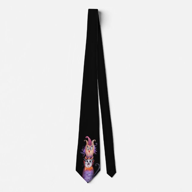 Cute Halloween Art Neck Tie Slips (Framsida)