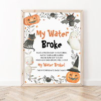 Cute Halloween Baby Shower My Vatten Fattigt tecke