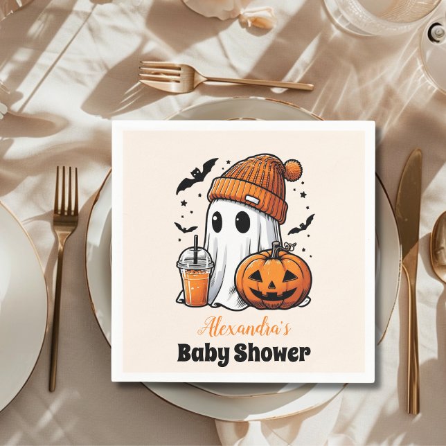 Cute Halloween Baby Shower Pappersservett (Skapare uppladdad)