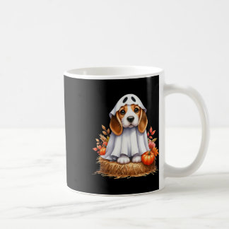 Cute Halloween Beagle Hund som Ghost Hundägare Hun Kaffemugg