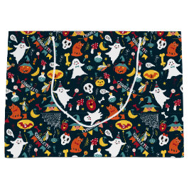 Cute Halloween Birthday Add Namn Spöken Pumpkins