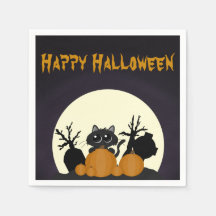Cute Halloween Black Cat Spooky