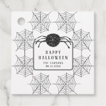 Cute Halloween Black White Spindelnät Party Decor