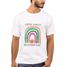 Cute Halloween Boho Rainbow Family Matching