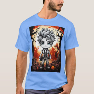 Cute Halloween Bok Cover För barn (10) T Shirt