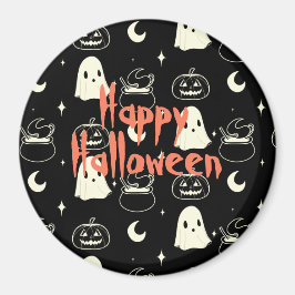 Cute Halloween Boo Ghost Mönster Magnet