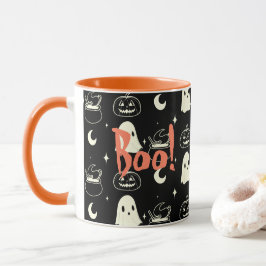 Cute Halloween Boo Ghost Mönster Mugg
