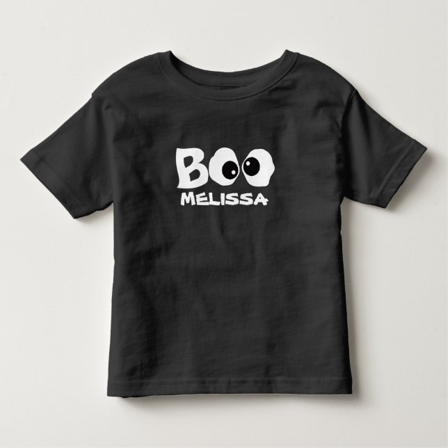 Cute Halloween Boo-Personlig T Shirt (Framsida)