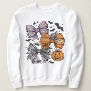 Cute Halloween Bow T-Shirt - Lila Starry Bow