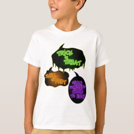 Cute Halloween Bus eller godis T Tee Shirt