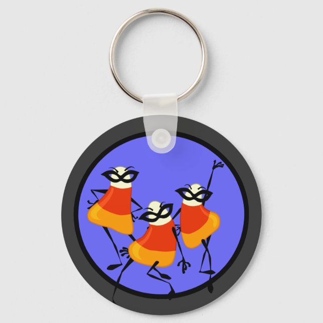 CUTE HALLOWEEN CANDY CORN NYCKELRING (Framsida)