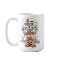 Cute Halloween Candy och Pumpkin Design