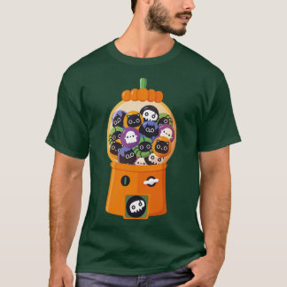 Cute Halloween Candy Pumpkin Dispenser Maskin T Shirt