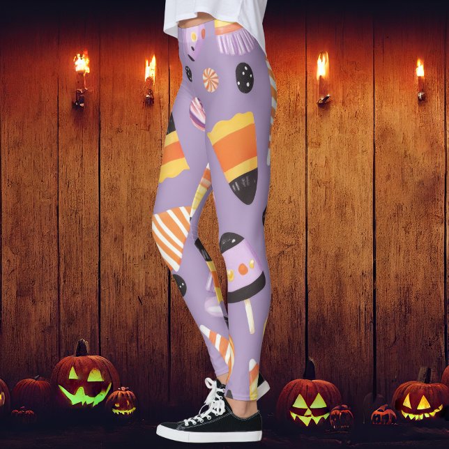 Cute Halloween Candycorn Leggings (Skapare uppladdad)