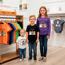 Cute Halloween Capybara:Just Chillin’ with My Crew T Shirt