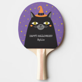 Cute Halloween Cat Kids Party Pingisracket