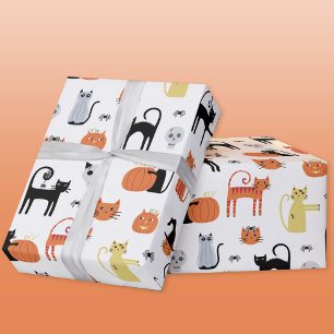 Cute Halloween Cat Spooky Presentpapper