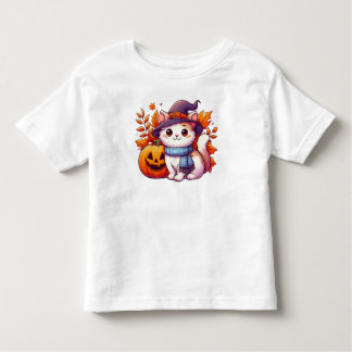 Cute Halloween Cat T Shirt