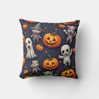 Cute Halloween Character Cushion Kudde