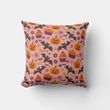 Cute Halloween Cushion | Rosa och Orange