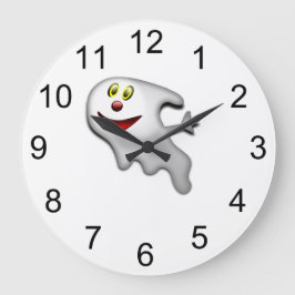 Cute Halloween Cute Ghost Wall Clock Stor Klocka