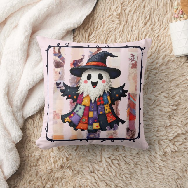 Cute Halloween Decorative Dekorativ kudde (Filt)