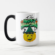 Cute Halloween-design med pumpor och en svart katt