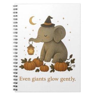 Cute Halloween Elephant Spiral bärbar dator - Spoo Anteckningsbok