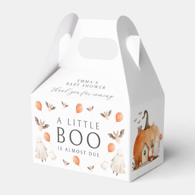 Cute Halloween en Little Boo Baby Shower Presentaskar (Framsidan Sidan)