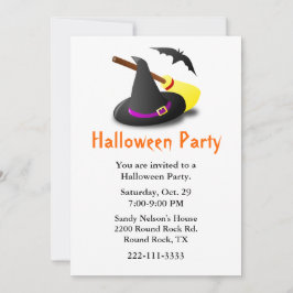 Cute Halloween fest-inbjudan Inbjudningar