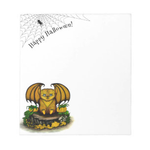 Cute Halloween Fladdermus Anteckningsblock