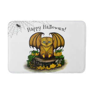 Cute Halloween Fladdermus Badrumsmatta