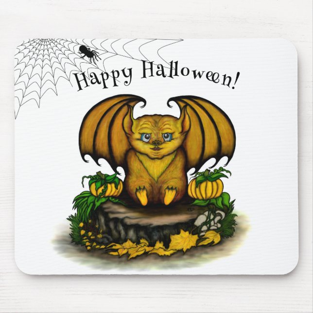 Cute Halloween Fladdermus Musmatta (Framsidan)