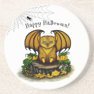 Cute Halloween Fladdermus Underlägg