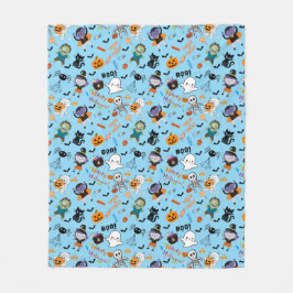 Cute Halloween Fleece Blanket