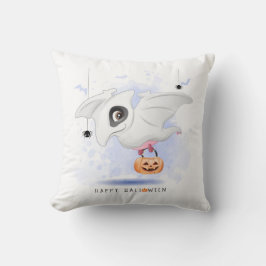 Cute Halloween flyger Dinosaur Spider som flyger F Kudde
