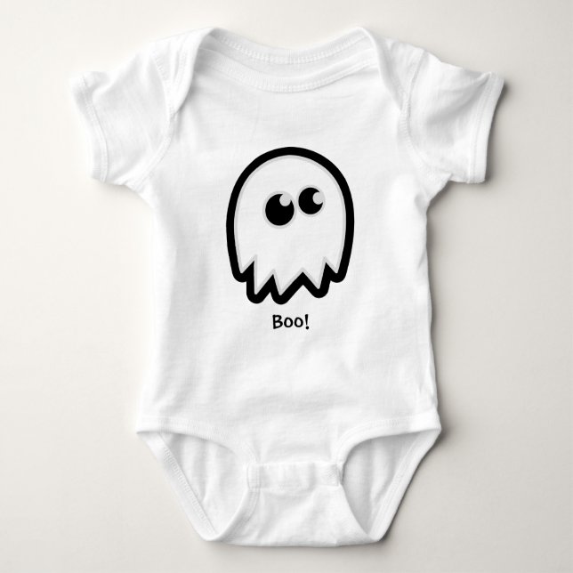 Cute Halloween Ghost Baby och Kid Shirts T-shirt (Framsida)