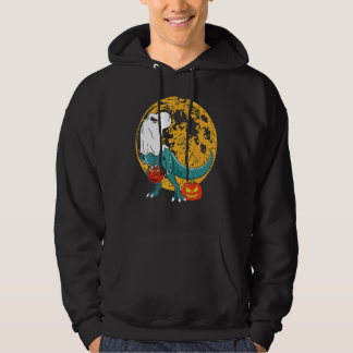 Cute Halloween Ghost Dinosaur rex Candy Småbarn Co Hoodie