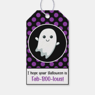 Cute Halloween Ghost Favor Gift-Märkre Presentetikett