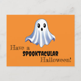 Cute Halloween Ghost-gratulationskort Vykort