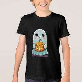 Cute Halloween Ghost Kids T-Shirt Adsible