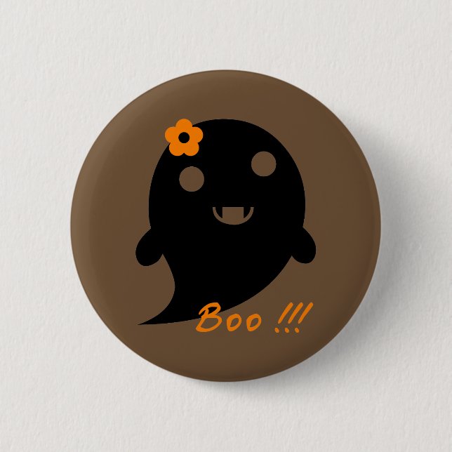 Cute Halloween Ghost Knapp (Framsida)